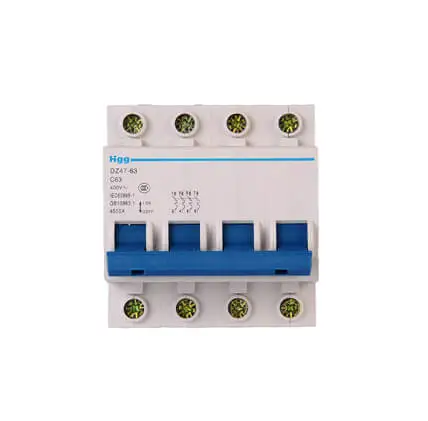 DZ47-63 1-4P 1-63A Mini Circuit Breaker